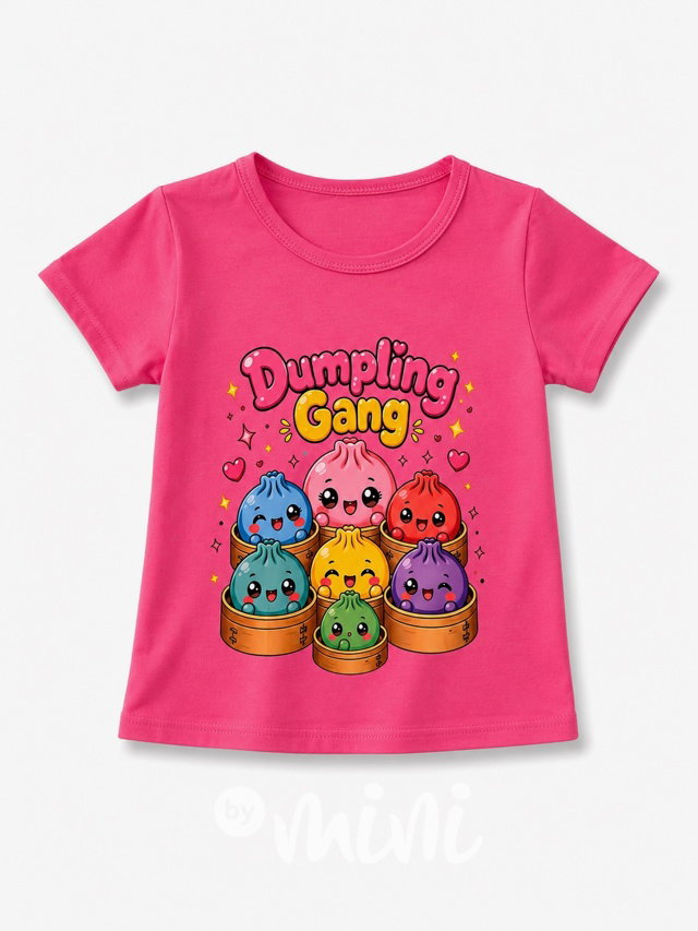 Squishy dumpling triko GANG tmavě růžové