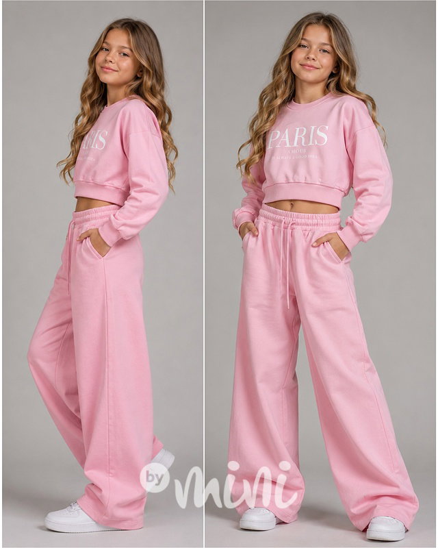 Paris lounge set růžový