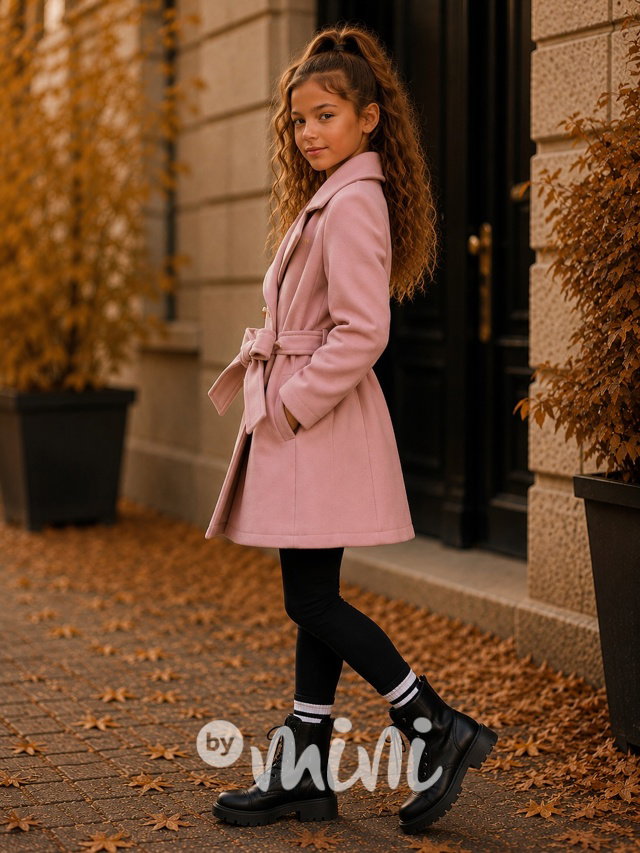Flaušový kabátek pink