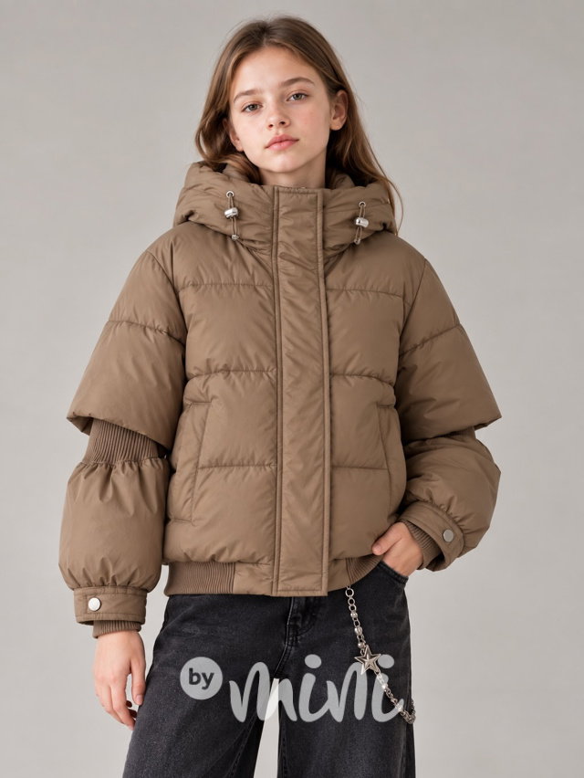 Urban puff bunda taupe