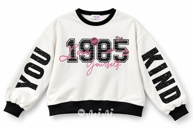 Yourself crop oversized mikina