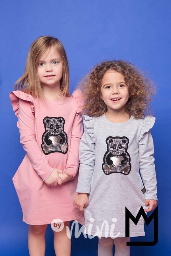 Bear pink tunika s volánky