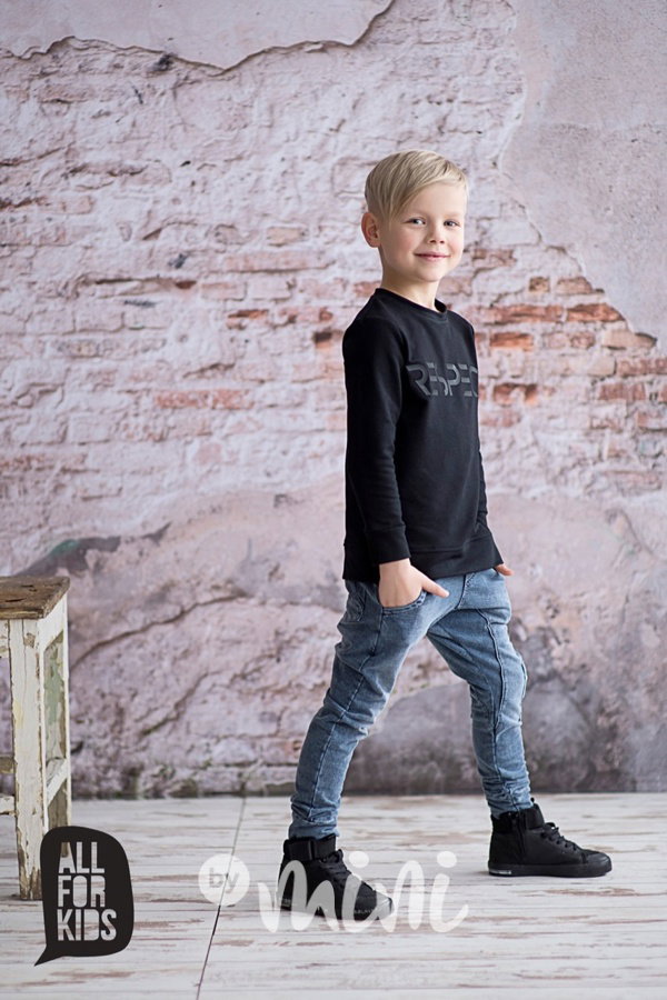 Jeans propletené tepláčky