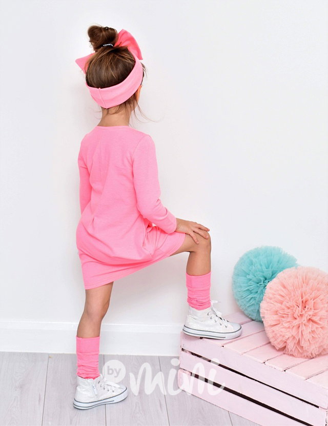 Neon pink tunika balerina
