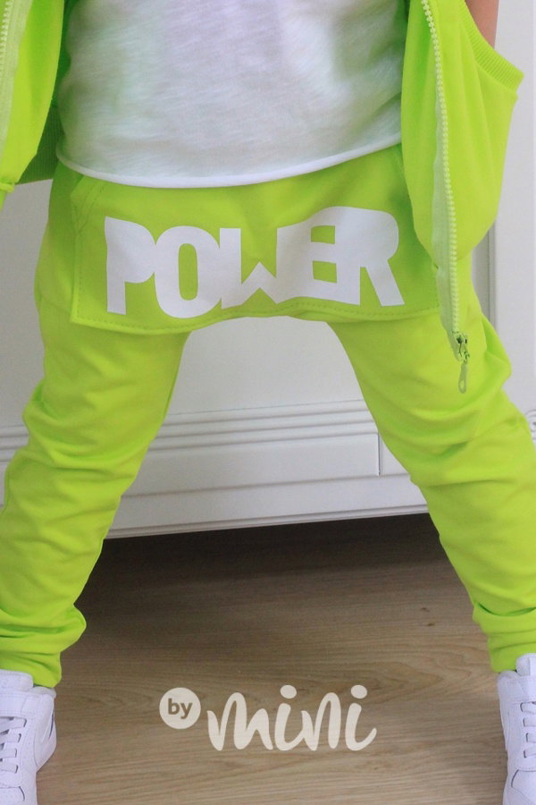 POWER lemon baggy tepláčky