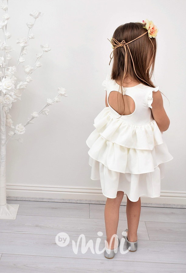 Šatičky pro družičky #Luxury dress "Heart cream"