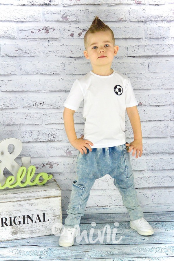Jeans baggy tepláčky 2 kapsy