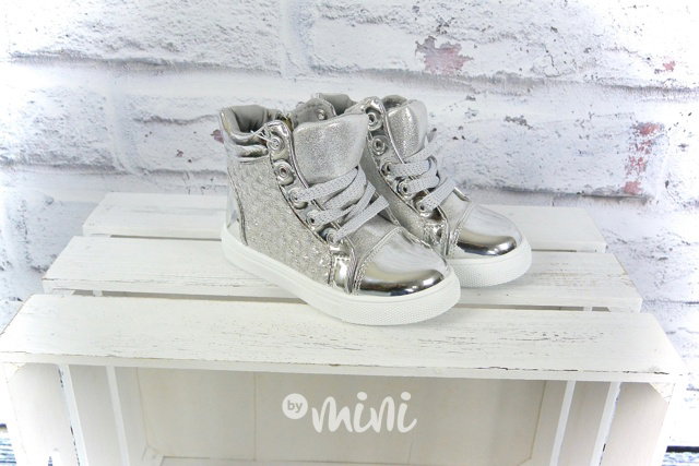 Silver sneakers