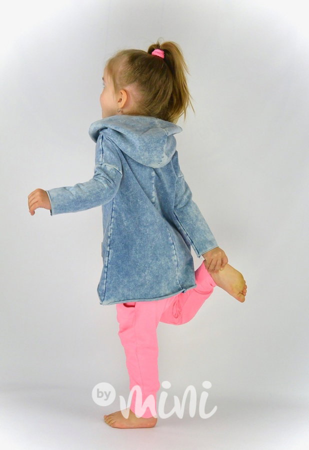 Atypická jeans mikina