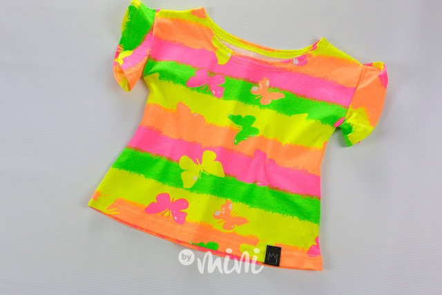 NEON Butterfly triko