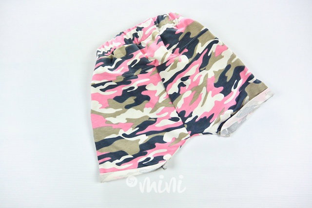 Camo pink baggy šortky