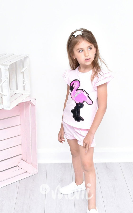 Flamingo summer set pink