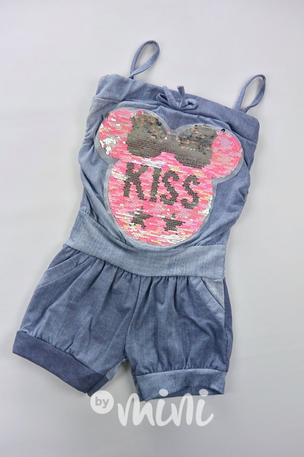 Jeans Kiss overal ramínka
