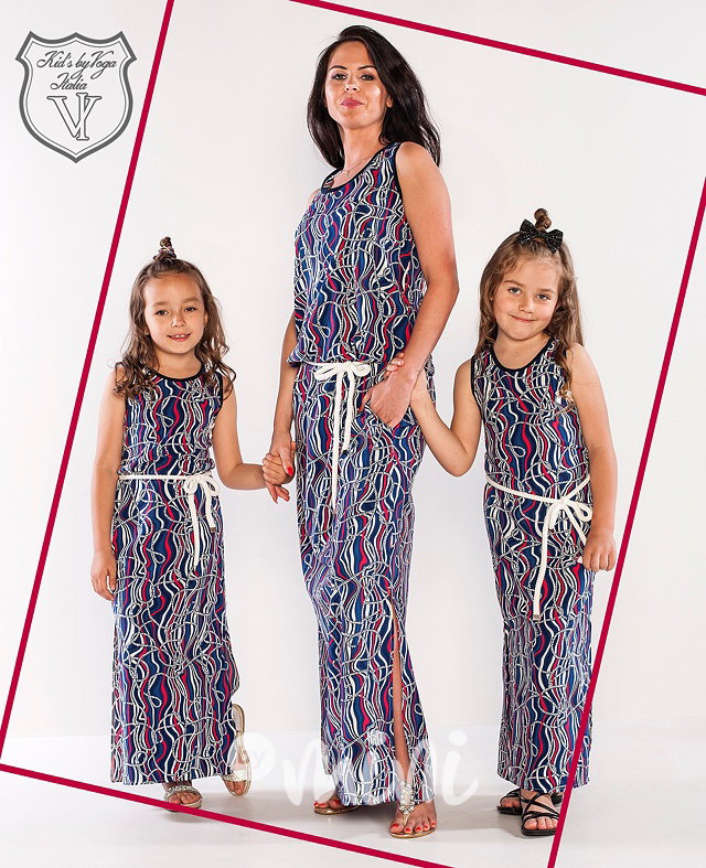Marine maxi dress