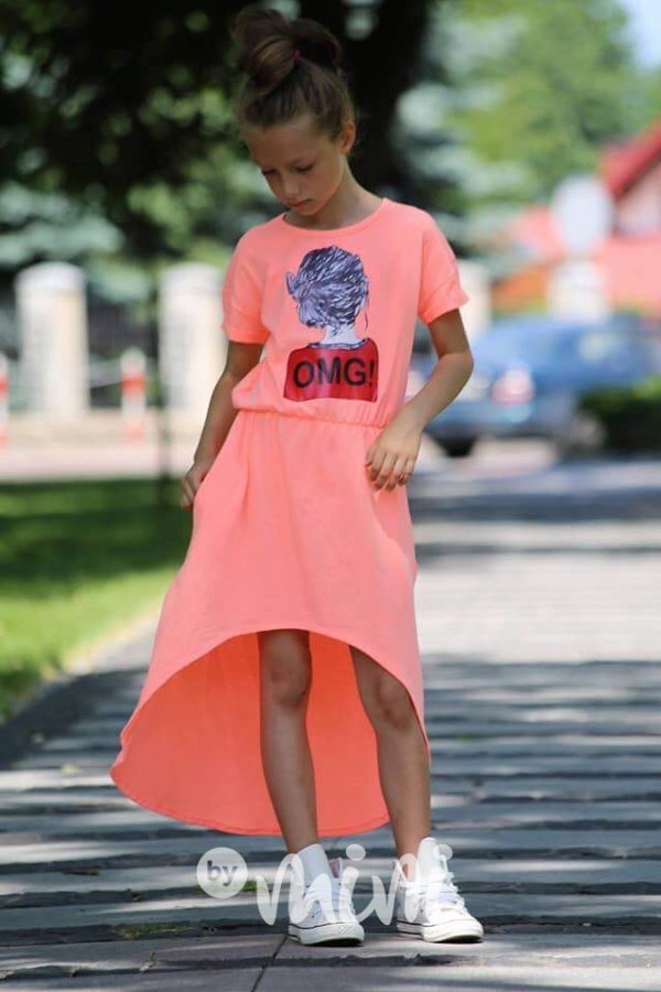 Maxi dress OMG neon