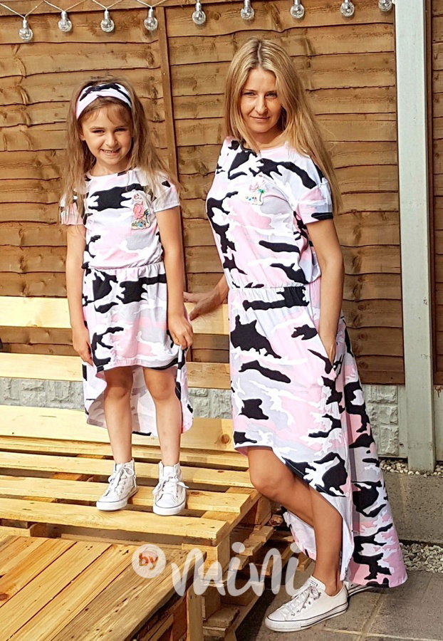 Maxi dress PINK army