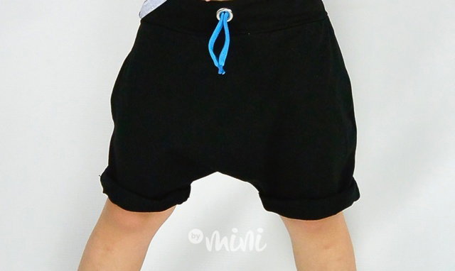 Black baggy shorts