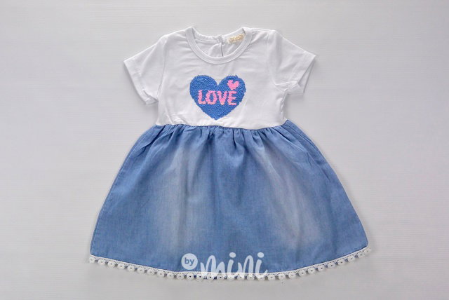 Love jeans dress white