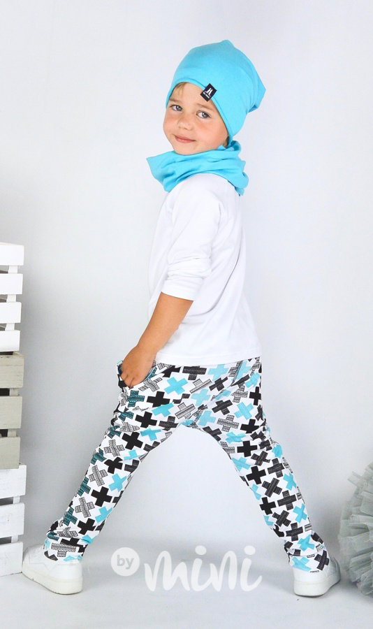 Blue cross baggy tepláčky