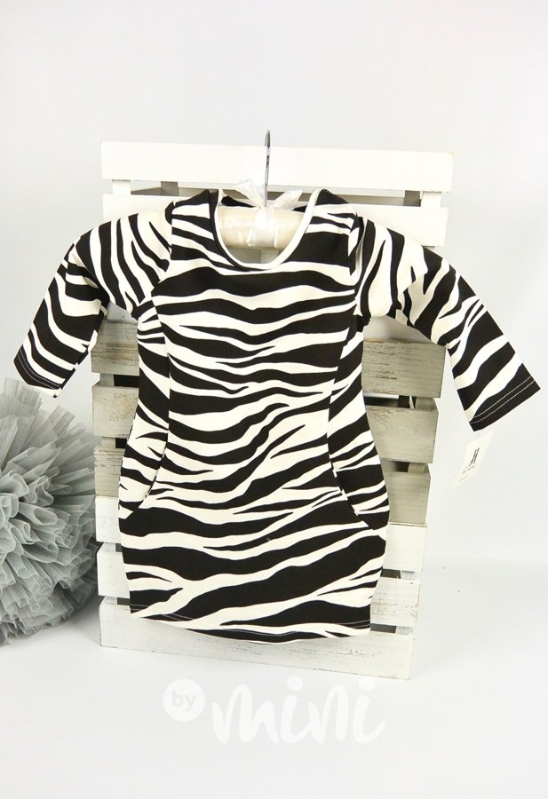 Zebra dívčí tunika