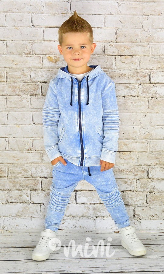 Světlý denim blue/sepraný set
