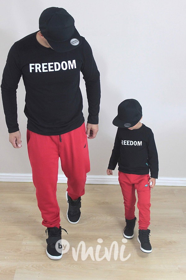 Černé triko "Freedom"