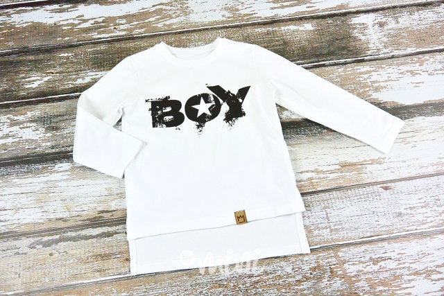 BOY white triko