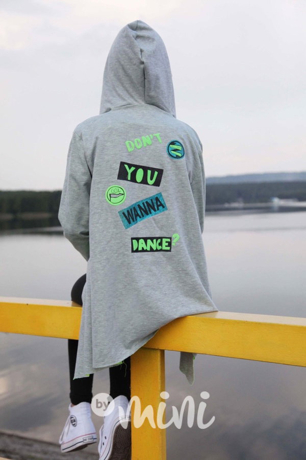 Dance kardigan neon green