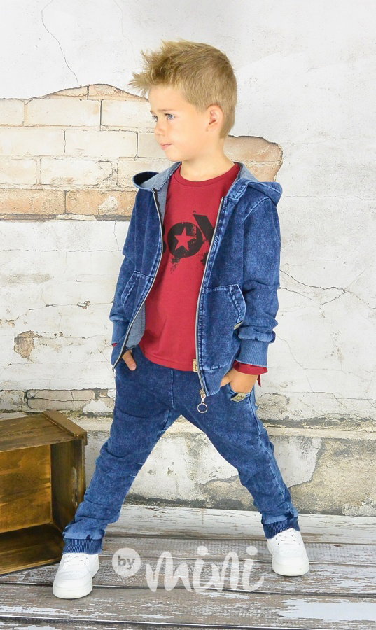 Dark jeans tepláčky
