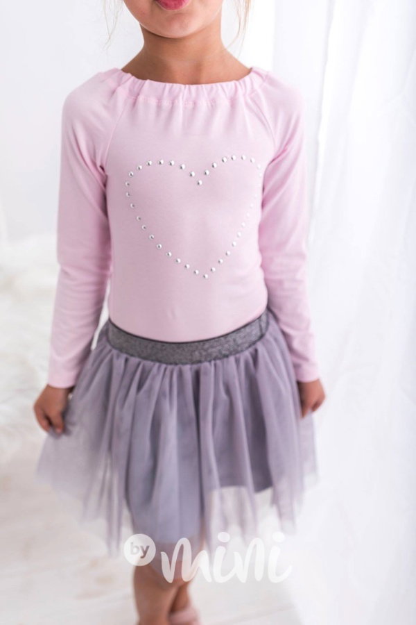 Grey silver tutu sukně
