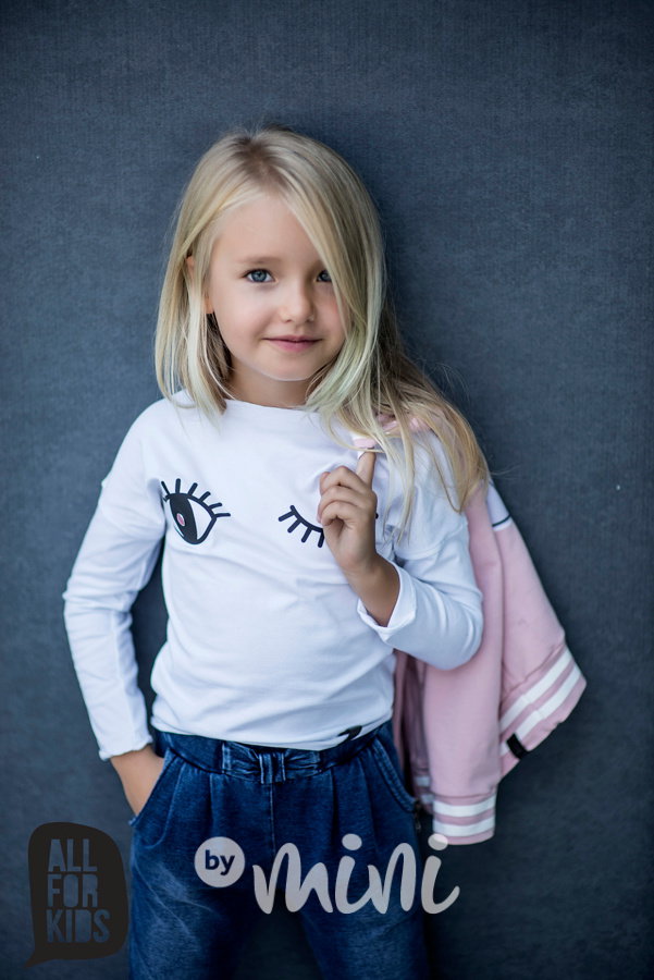 Cotton jeans baggy s mašličkou