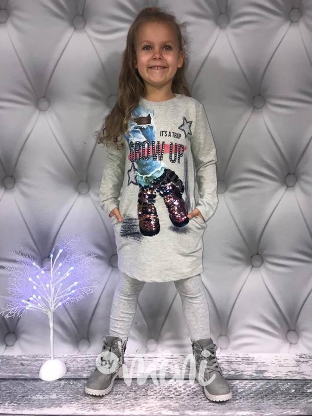 Fashion tunika s obracecími flitry