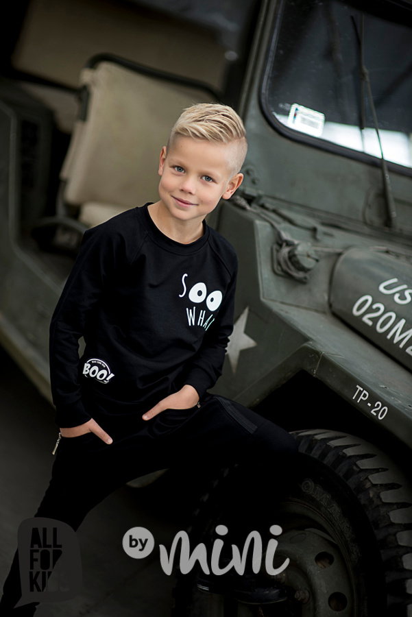 Soo what černé baggy tepláčky