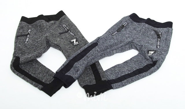 Sporty vyteplené tepláčky jeans blue