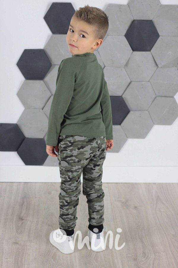 ARMY khaki longsleeve triko