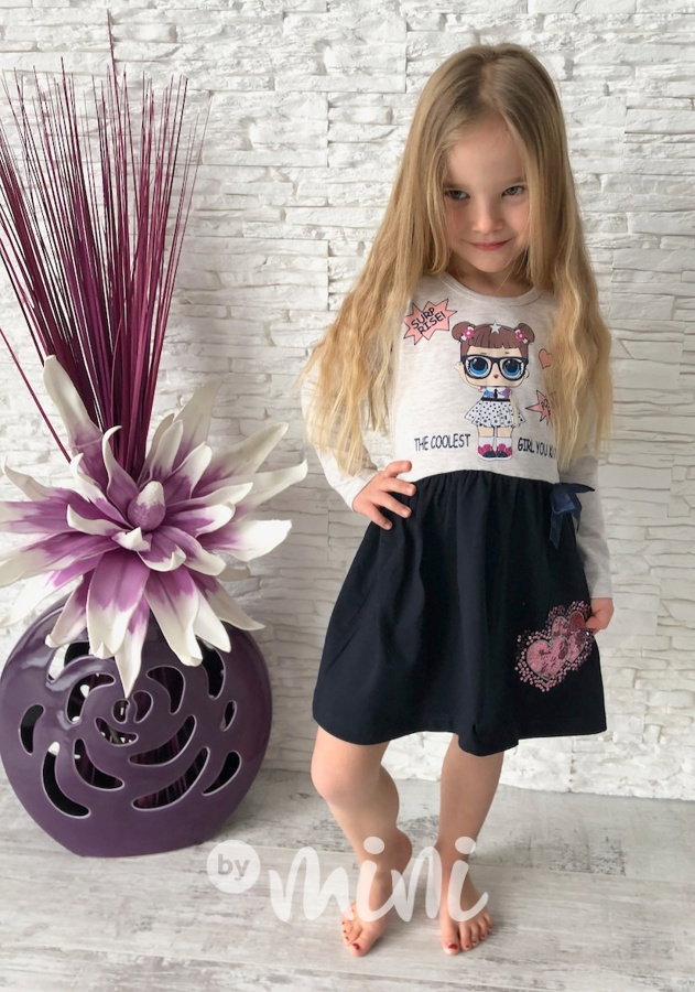 Cutie šatečky blue