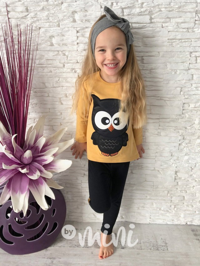 Sovička komplet mustard