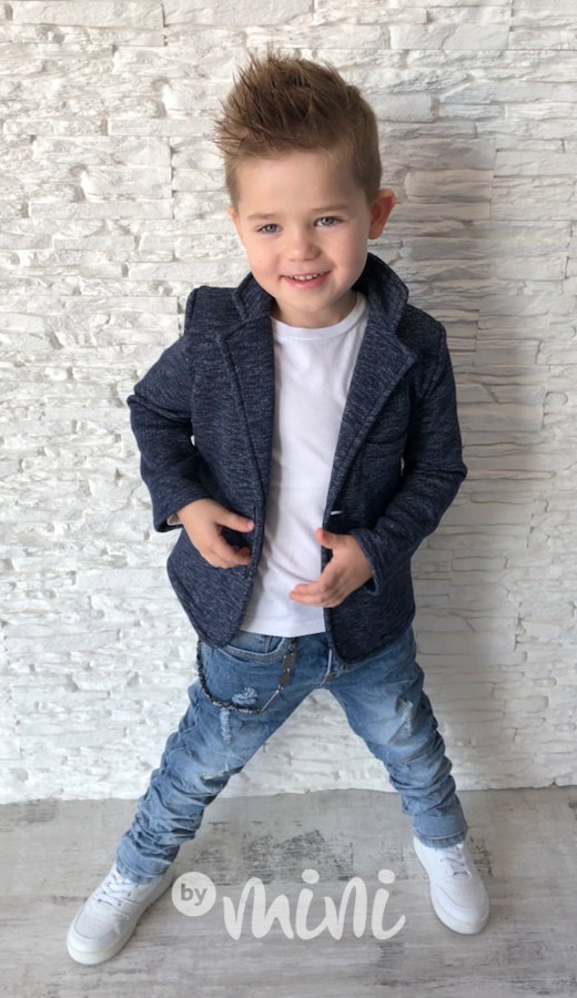 Jeans melange sáčko