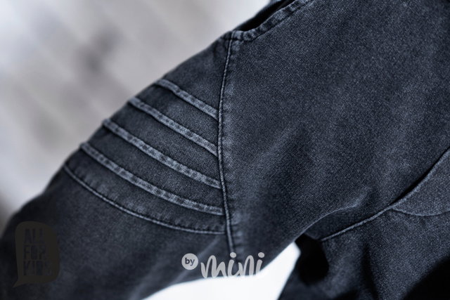 Grafitové jeans tepláčky