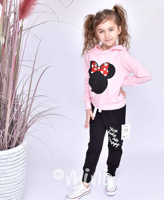 Růžová Minnie mikina