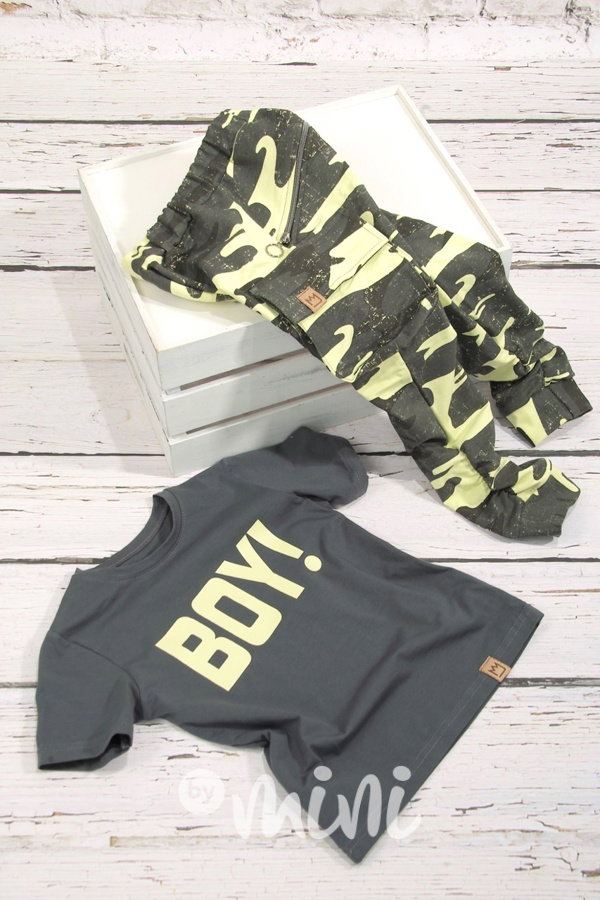 BOY light grey triko