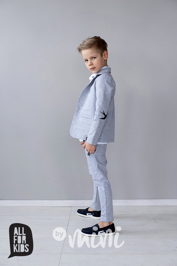 Šedé chlapecké pants