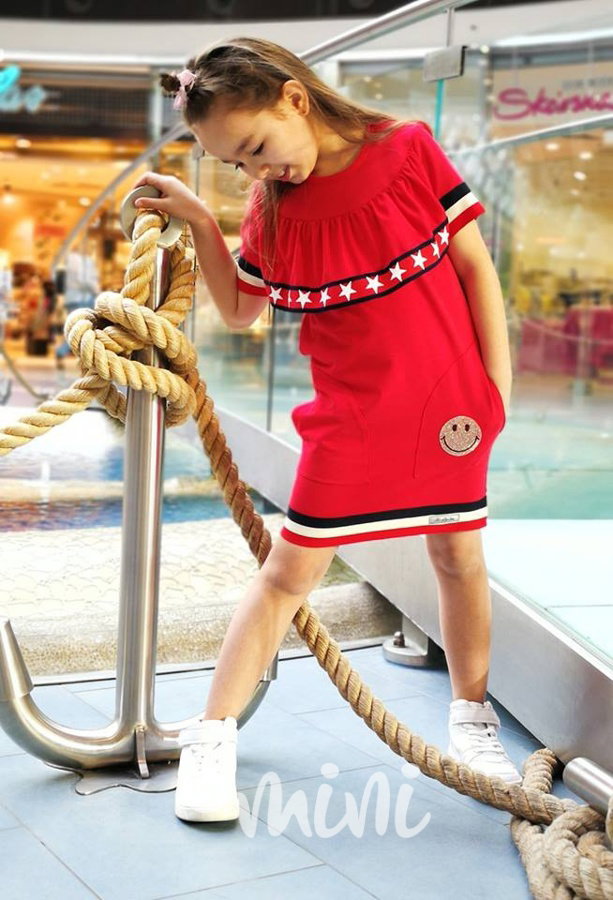 Red marine dress