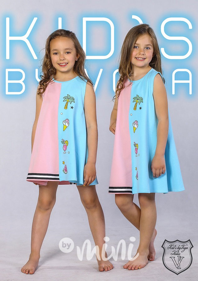 Bubble gum duo dress