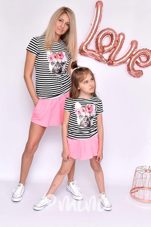 Skirtshorts neon růžové