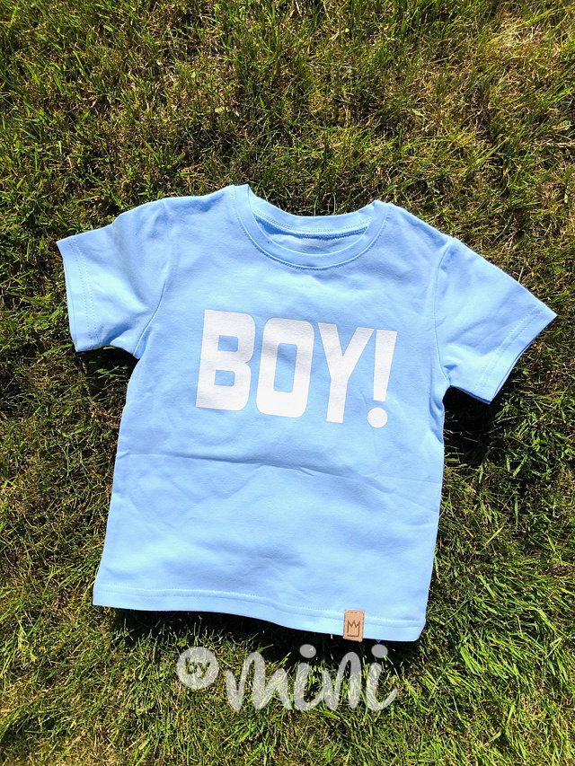 Boy light blue chlapecké triko