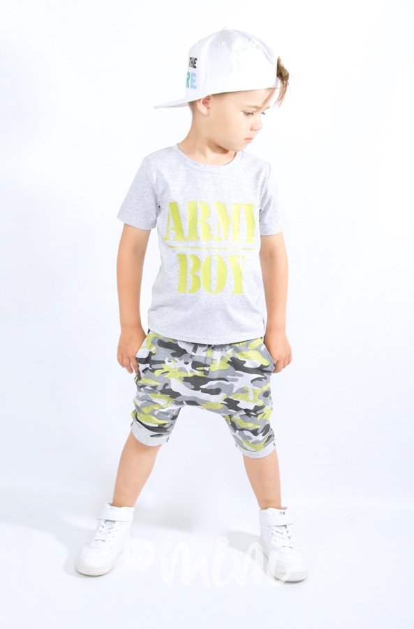 Army boy lemon chlapecký set triko+kraťasy