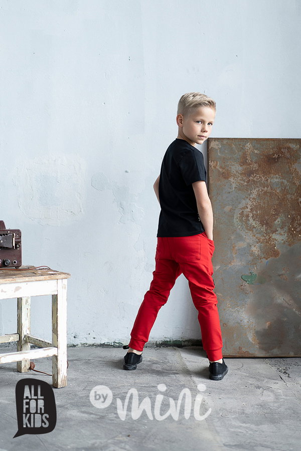 Wild boy chlapecké triko + tepláky red