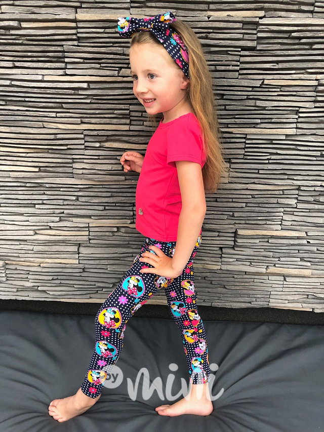 Minnie fresh bavlněné dětské legíny