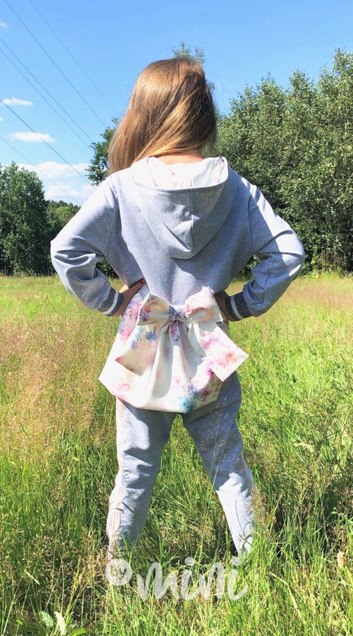 Bear designová teplákovka šedá